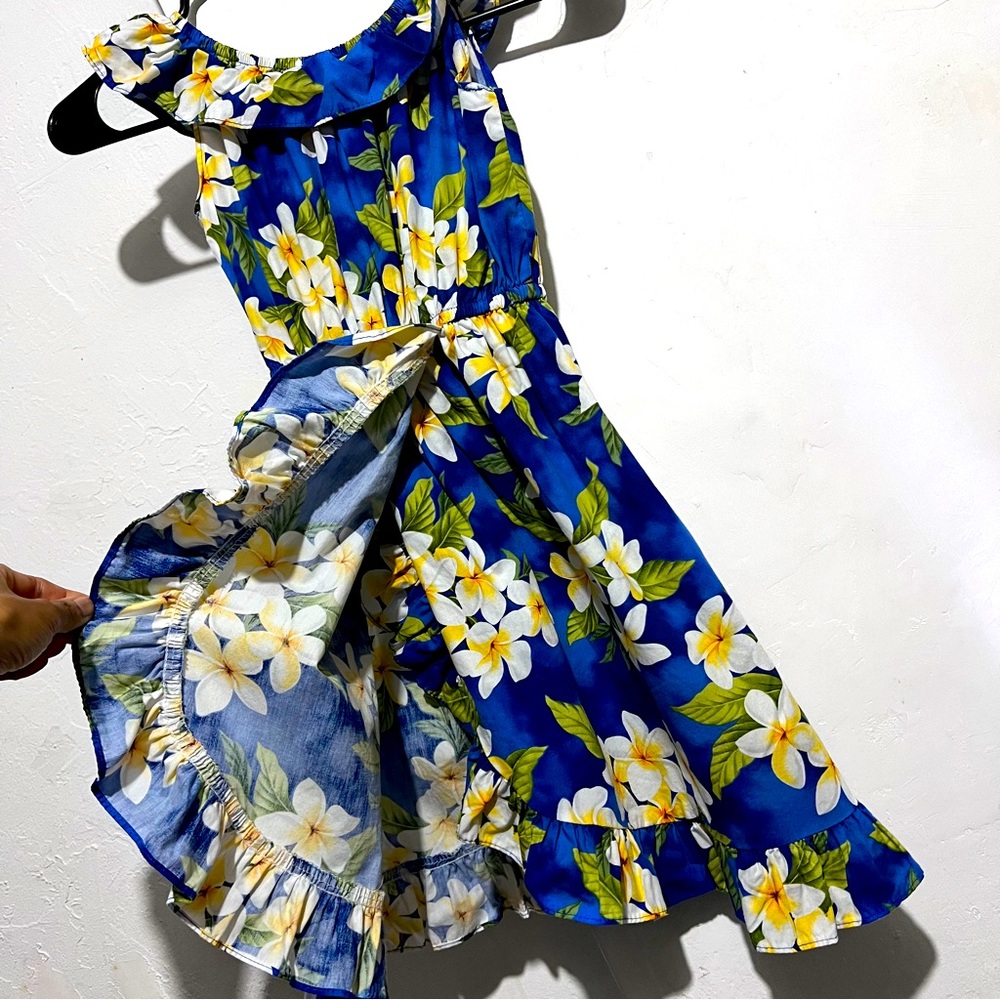 Vintage tropical Floral Hawaii Station dream dress 
Size 8 : Box L04: